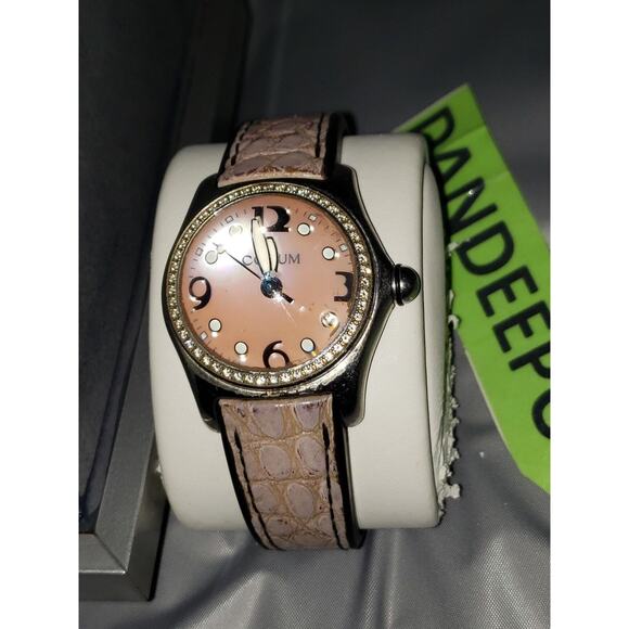 Limited Special Edition Corum Bubble Ladies Diamond MOP Watch 39.151.47 W/ Box - Picture 10 of 12